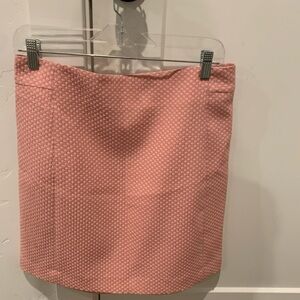 LOFT Peach-Pink Textured Pencil Skirt